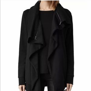 AllSaints Dahlia Black Sweater Cardigan